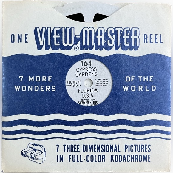 🎈$5 add on - VIEW-MASTER 164 “Cypress Gardens Florida, U.S.A.” Reel. - Picture 2 of 3